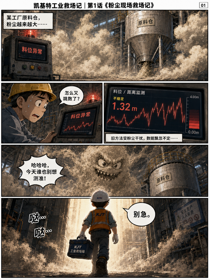 凱基特工業(yè)救場(chǎng)記｜KJT-LD18 粉塵現(xiàn)場(chǎng)英雄
