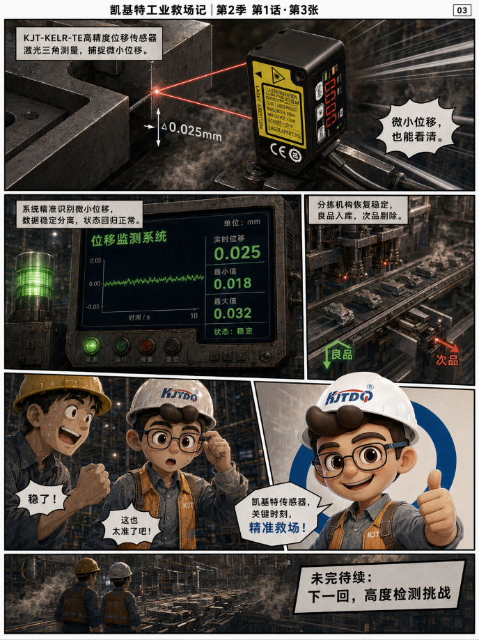 凱基特工業(yè)救場(chǎng)記2｜微小位移測(cè)不準(zhǔn)？交給 KJT-KELR-TE！
