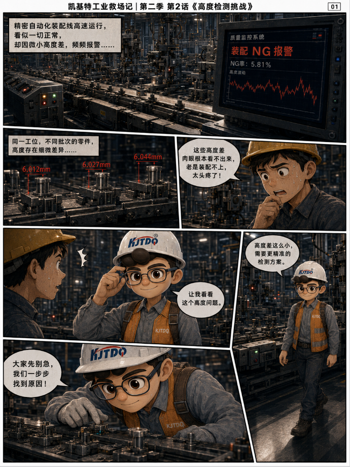 凱基特工業(yè)救場記｜CMOS微型激光位移傳感器：微小位移、高度差、段差，一個個看準(zhǔn)！