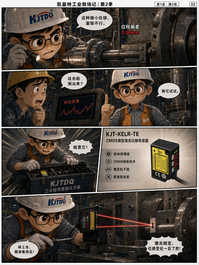 凱基特工業(yè)救場記｜CMOS微型激光位移傳感器：微小位移、高度差、段差，一個個看準(zhǔn)！