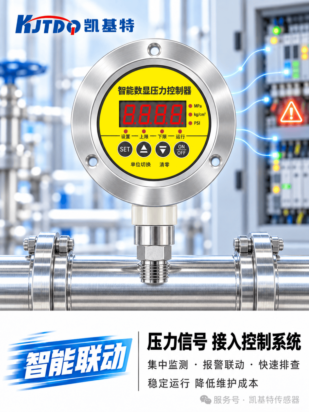产品推荐 | 精密数字压力传感器，适用于水利水电、生产自动化、石油化工等领域